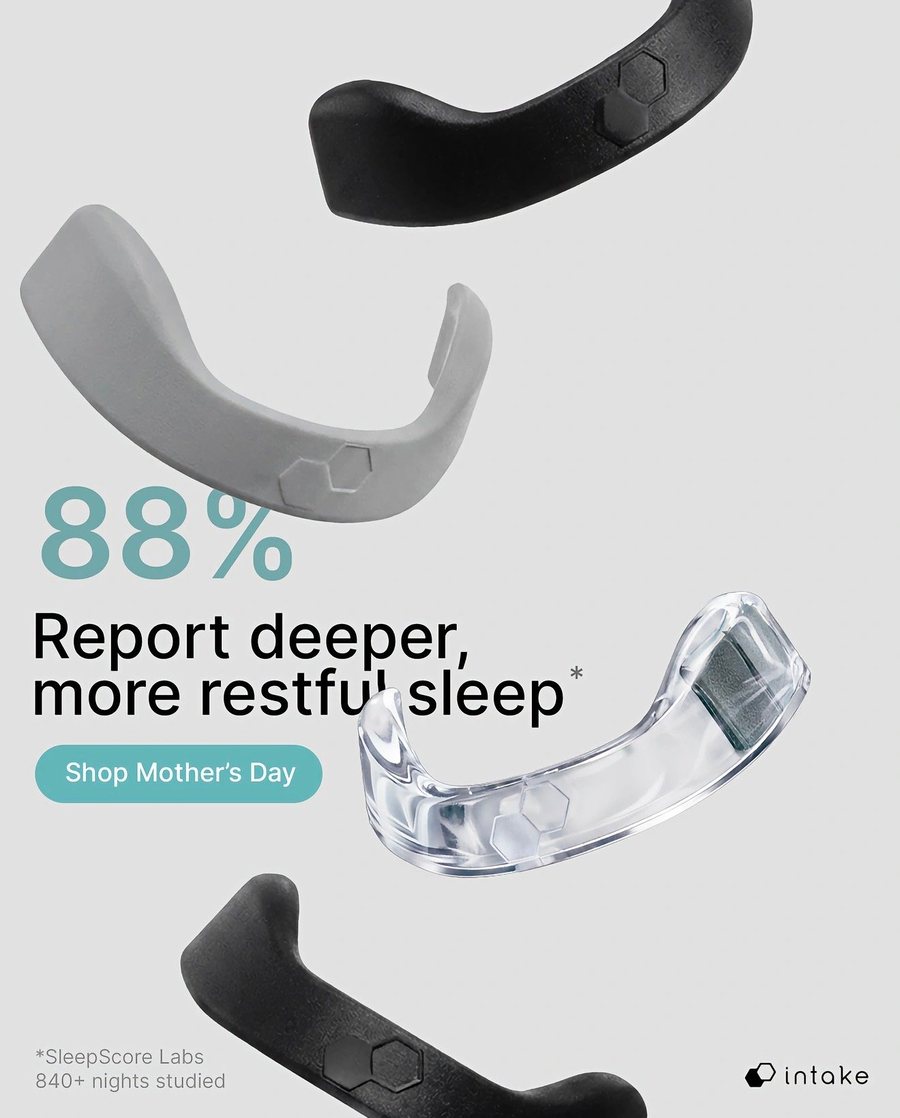 Deeper REM sleep with Intake Breathing Device