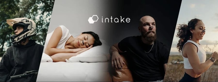 Intake Breathing Device for deeper breathing, sleep and performance