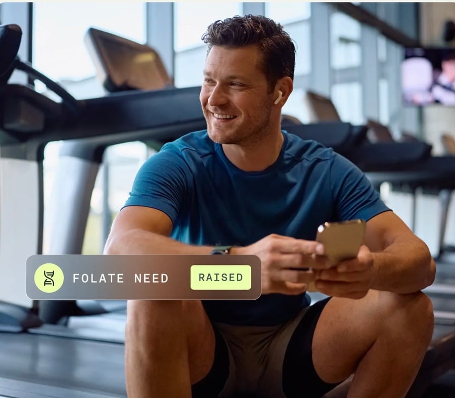 Get Stride Genomic Test: raised need for folic acid (MTHFR gene)