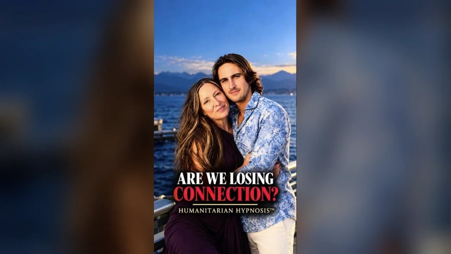 Are We Losing Connection? Lisa Watson and her son Jon Robbie on the Vancouver waterfront