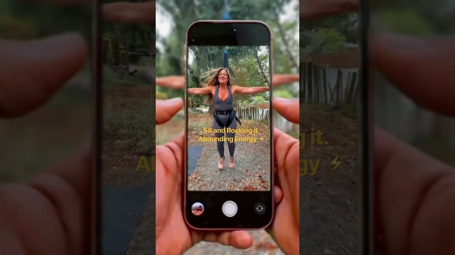 Rocking it at 58 video by Lisa Watson
